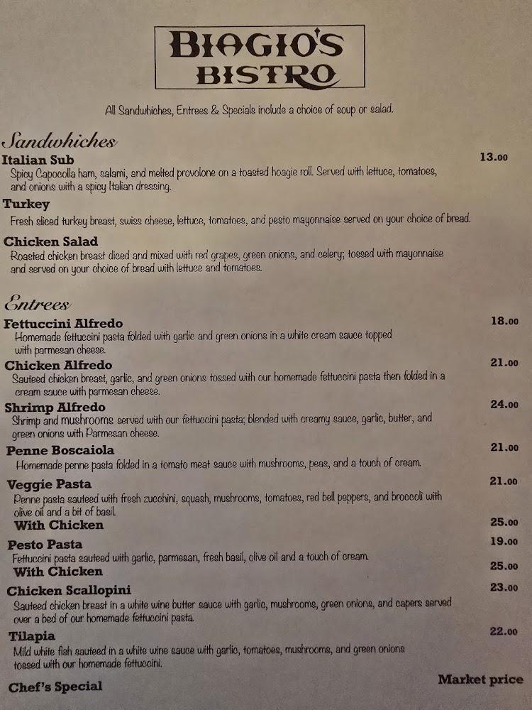 Biagio's Bistro Bruschetta