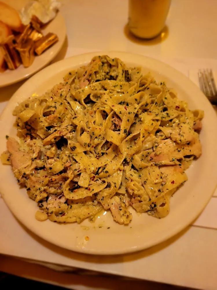 Pesto Chicken Fettuccine